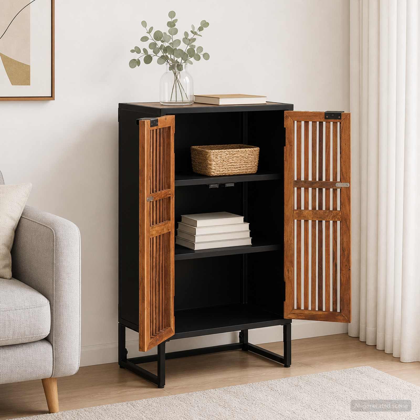 vidaXL Highboard Highboard 53 x 30 x 95 cm (1 St)