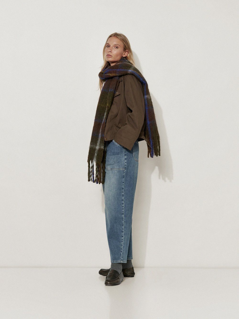 ROSNER Loose-fit-Jeans Mara Worker (1-tlg) mit Worker-Details
