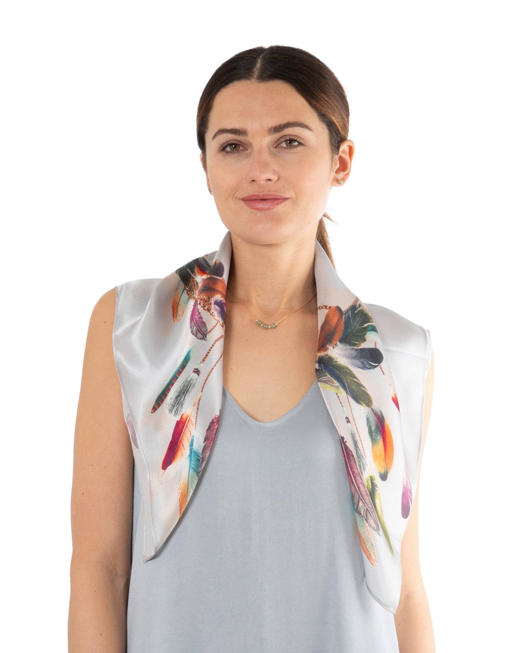 MayTree Seidentuch quadratisch 70x70, Winnetou, (Stück), 100% Seide günstig online kaufen