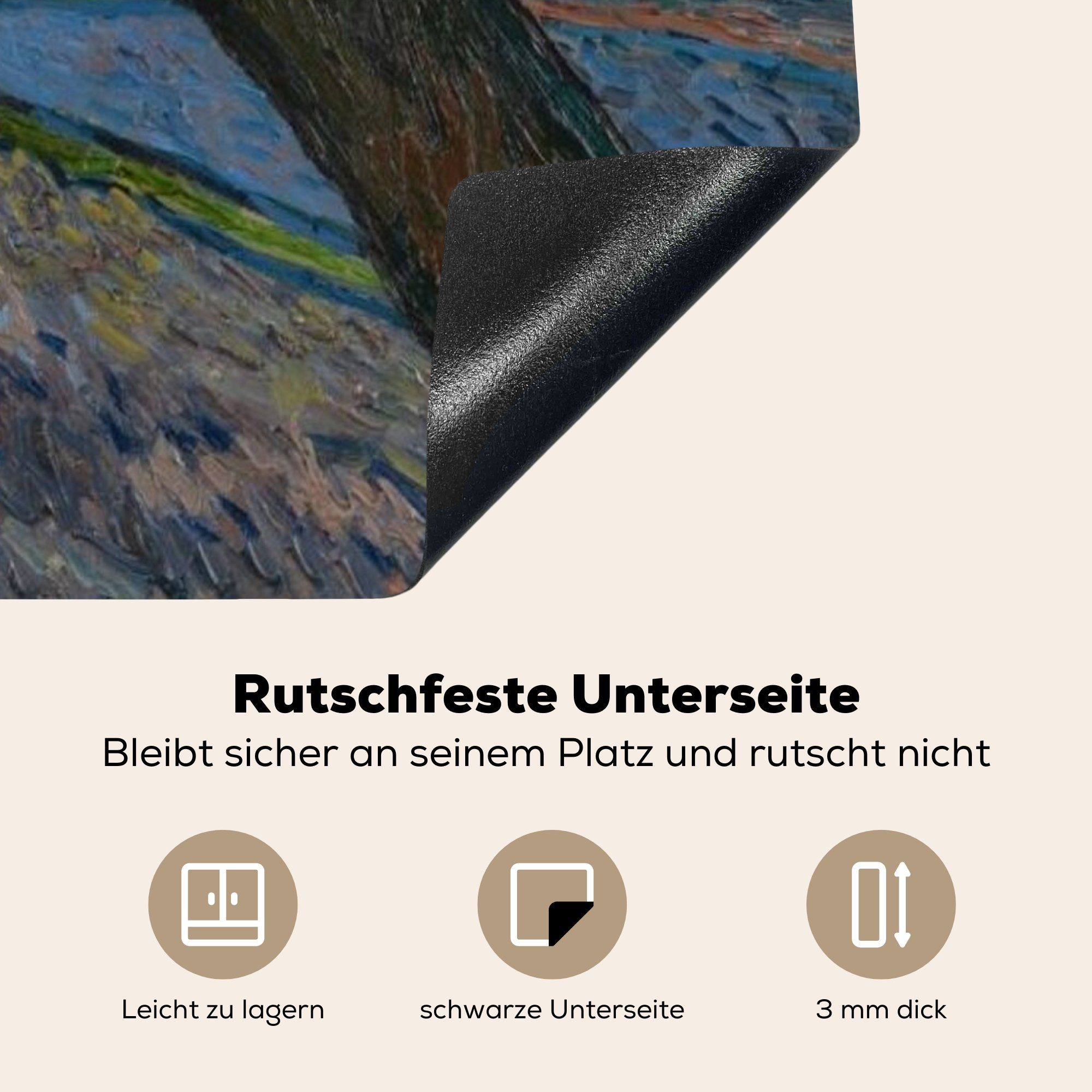 MuchoWow Herdblende-/Abdeckplatte Der Sämann - die küche, van cm, tlg), für Vinyl, Ceranfeldabdeckung 59x52 Vincent Gogh, Induktionsmatte (1