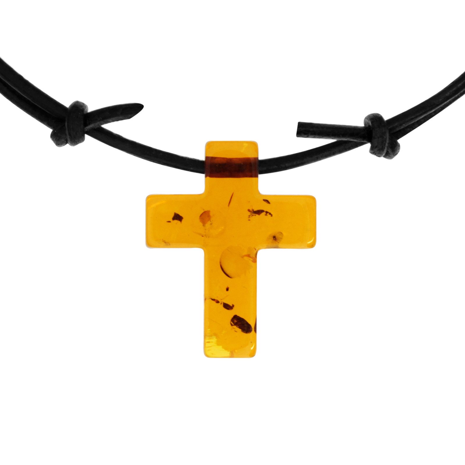 OSTSEE-SCHMUCK Kette mit Anhänger Ostsee-Schmuck Kette mit Anhänger Kreuz 2 günstig online kaufen
