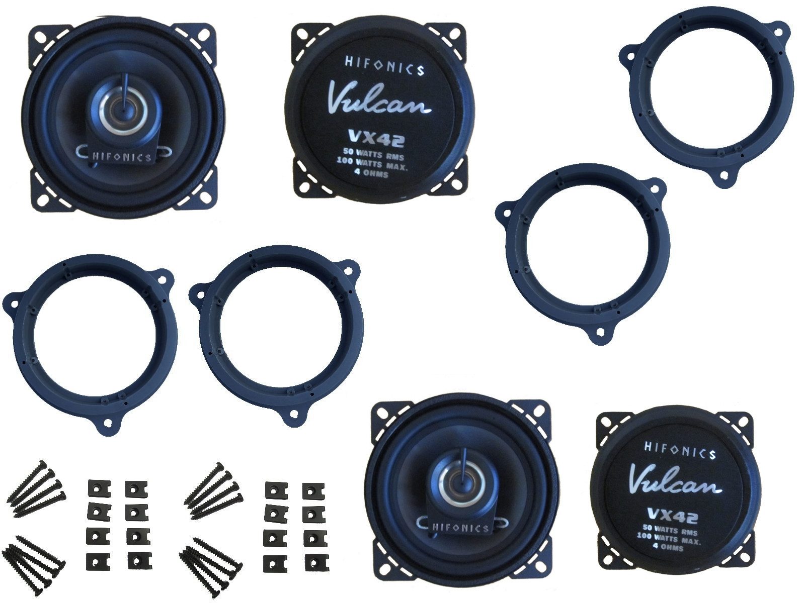 DSX Hifonics Lautsprecher für BMW 3er E90 E91 E92 Bj 2005 - 2012 Tür vorne Auto-Lautsprecher (100 W)