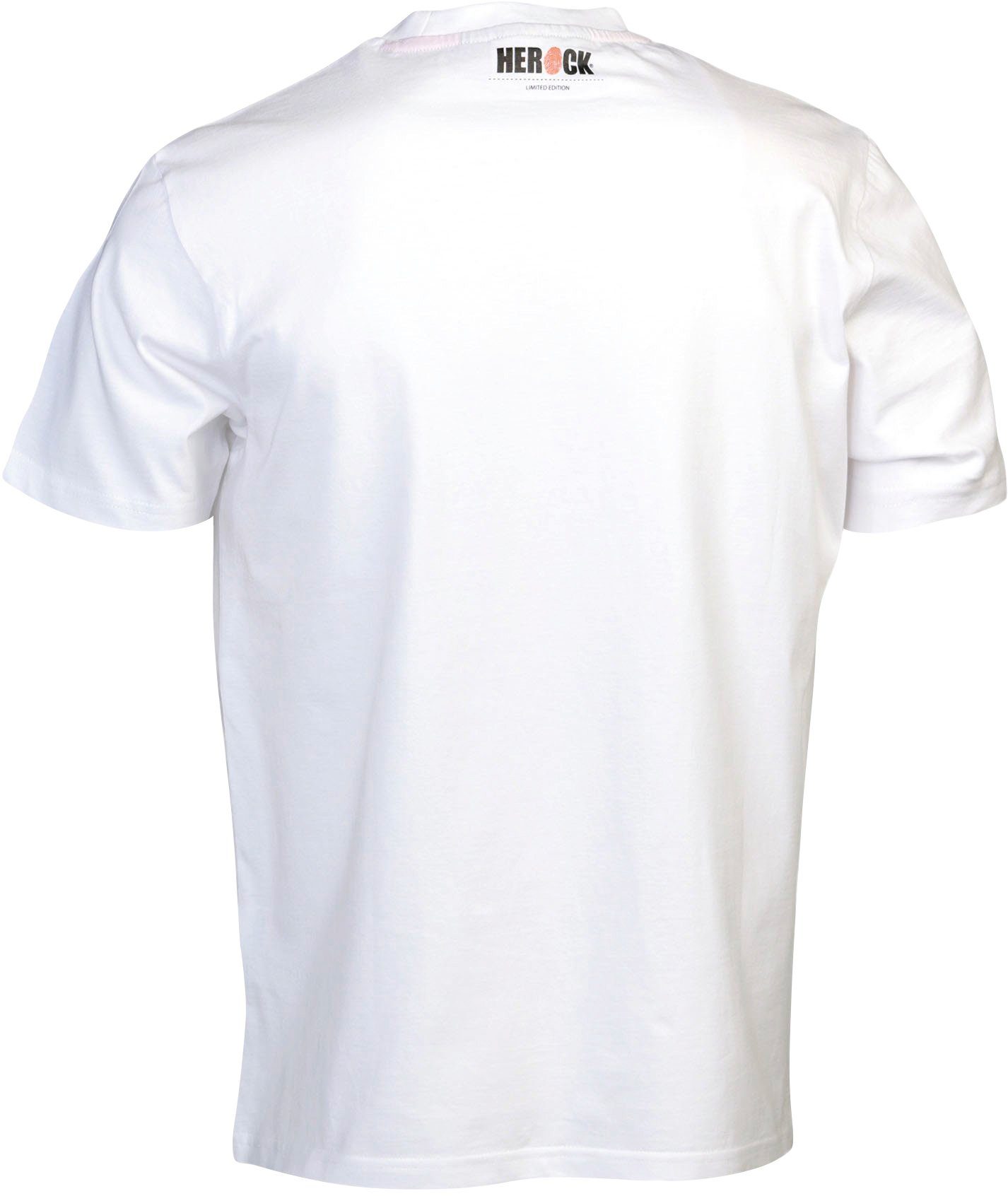 T-Shirt Mit Burst kurzen Herock Herock®-Aufdruck Ärmeln, Rundhalsausschnitt,