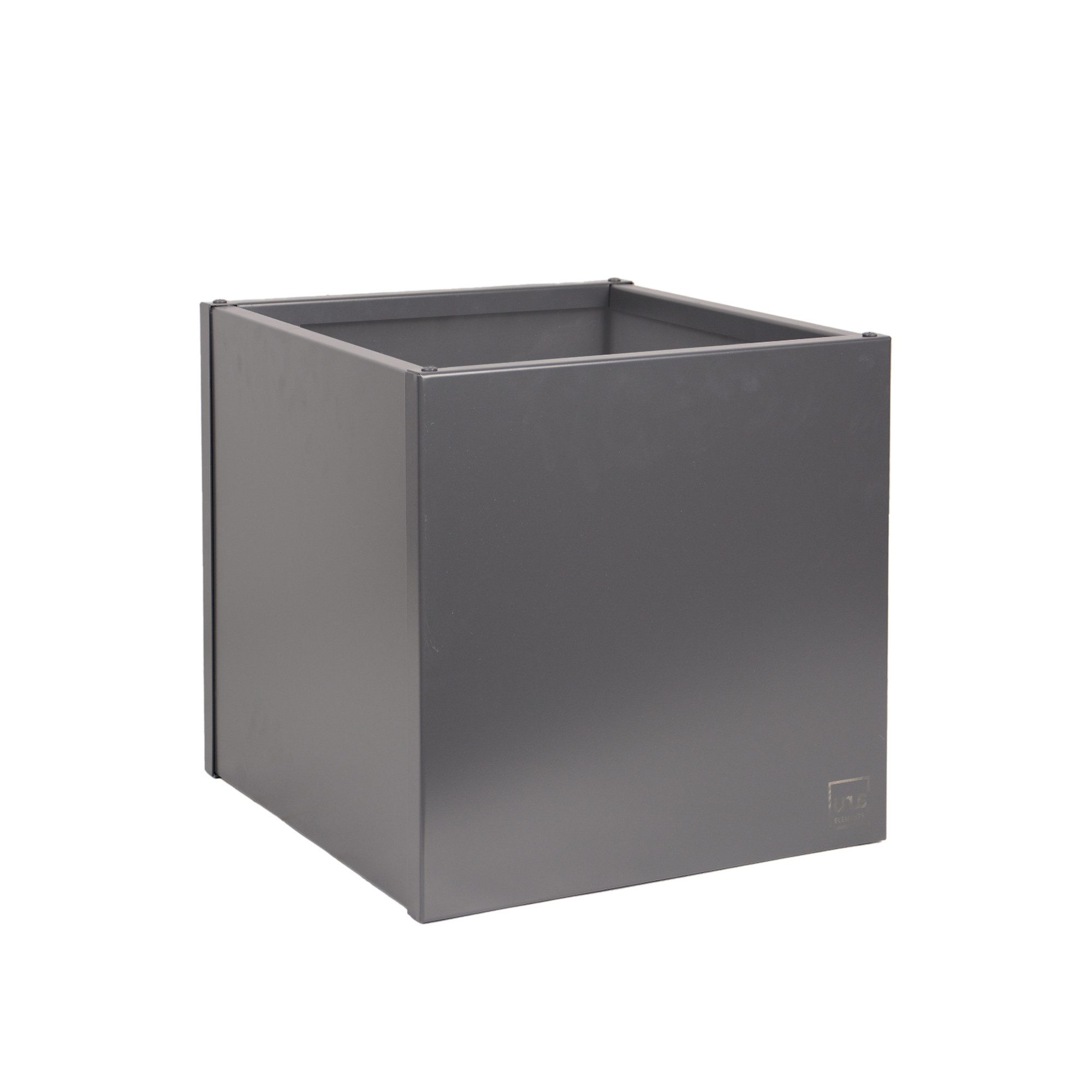 UNUS ELEMENTS Hochbeet Blumenkübel verschiedene Größen (anthrazit), Hochbeet, Pflanzkasten Metall, Kräuterbeet Metall, Pflanzkübel
