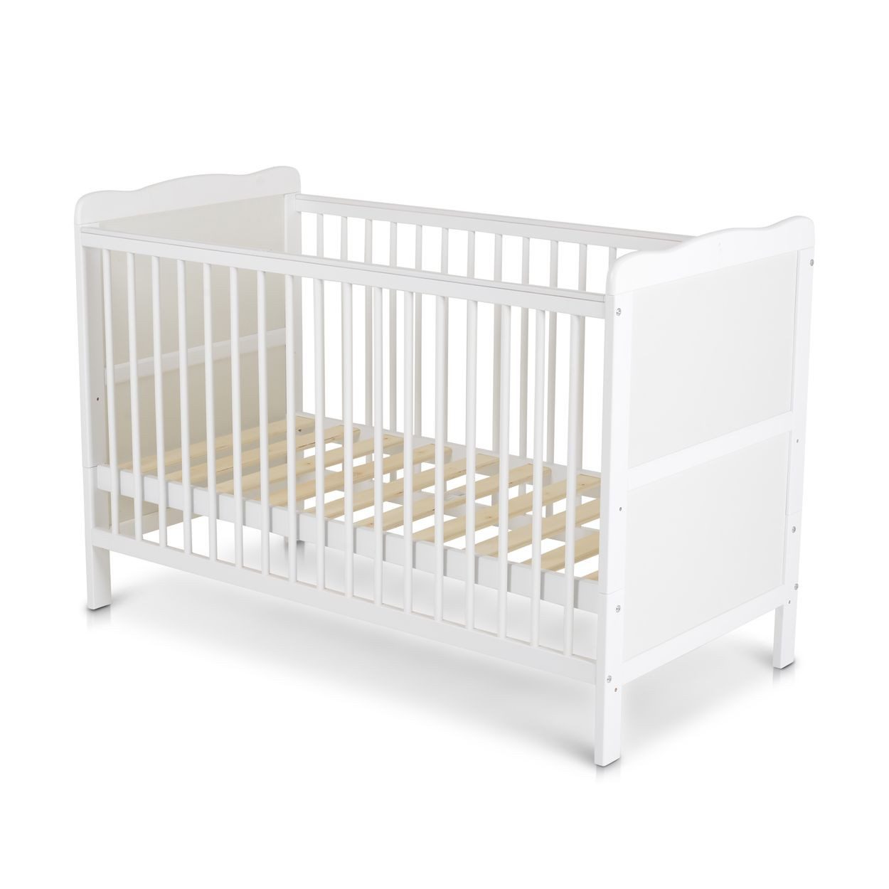 Cangaroo Komplettbett Babybett 2in1 Gitterbett Albero, Kinderbett 120 x 60 cm Holz 3 Ebenen