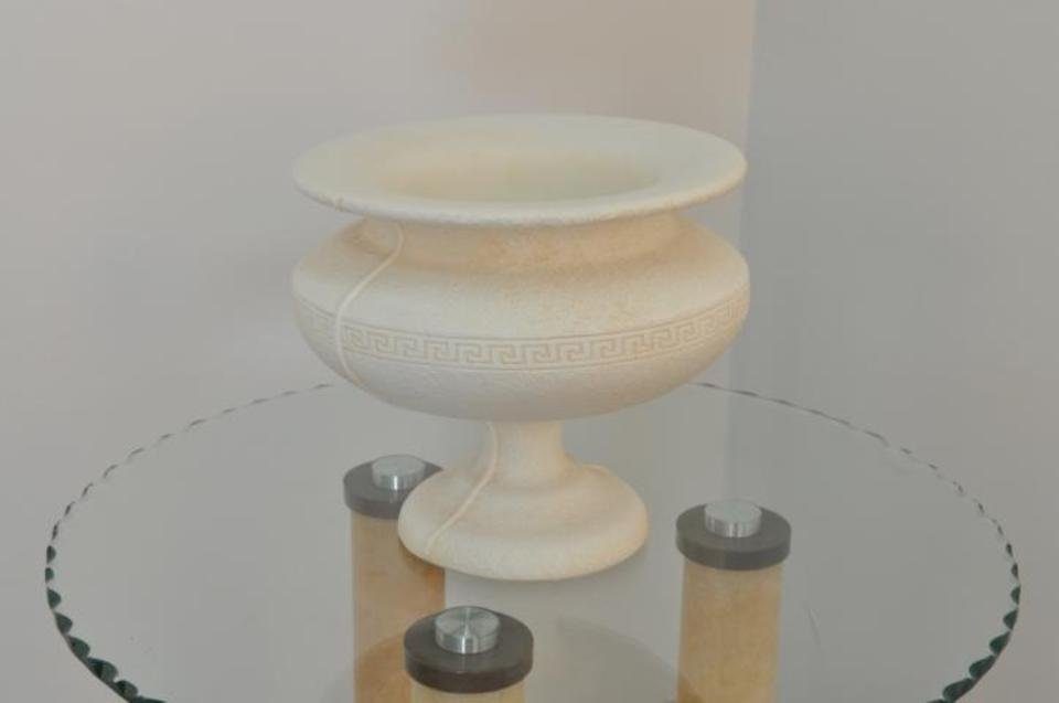 Schalen Obst Tisch JVmoebel Vase Designer Vasen Design Blumen Skulptur Schale Dekoration