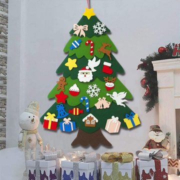 Lubgitsr Künstlicher Weihnachtsbaum Filz Weihnachtsbaum,Weihnachtsgeschenke für Kinder,Abnehmbarer