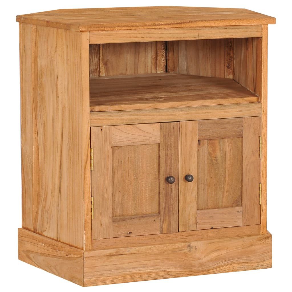 vidaXL Sideboard 60 x 45 x 60 cm Eck-Sideboard 60x45x60 cm Massivholz Teak
