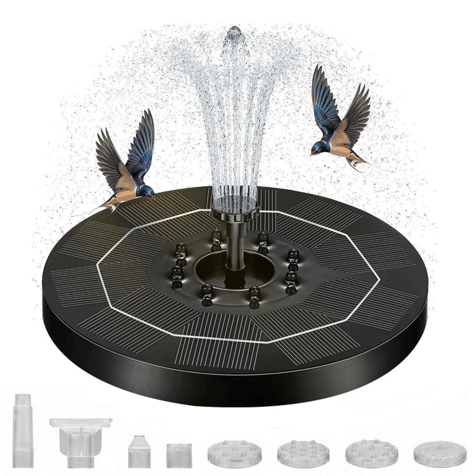 BlingBin Gartenbrunnen 3W Solar Solarbrunnen mit günstig online kaufen