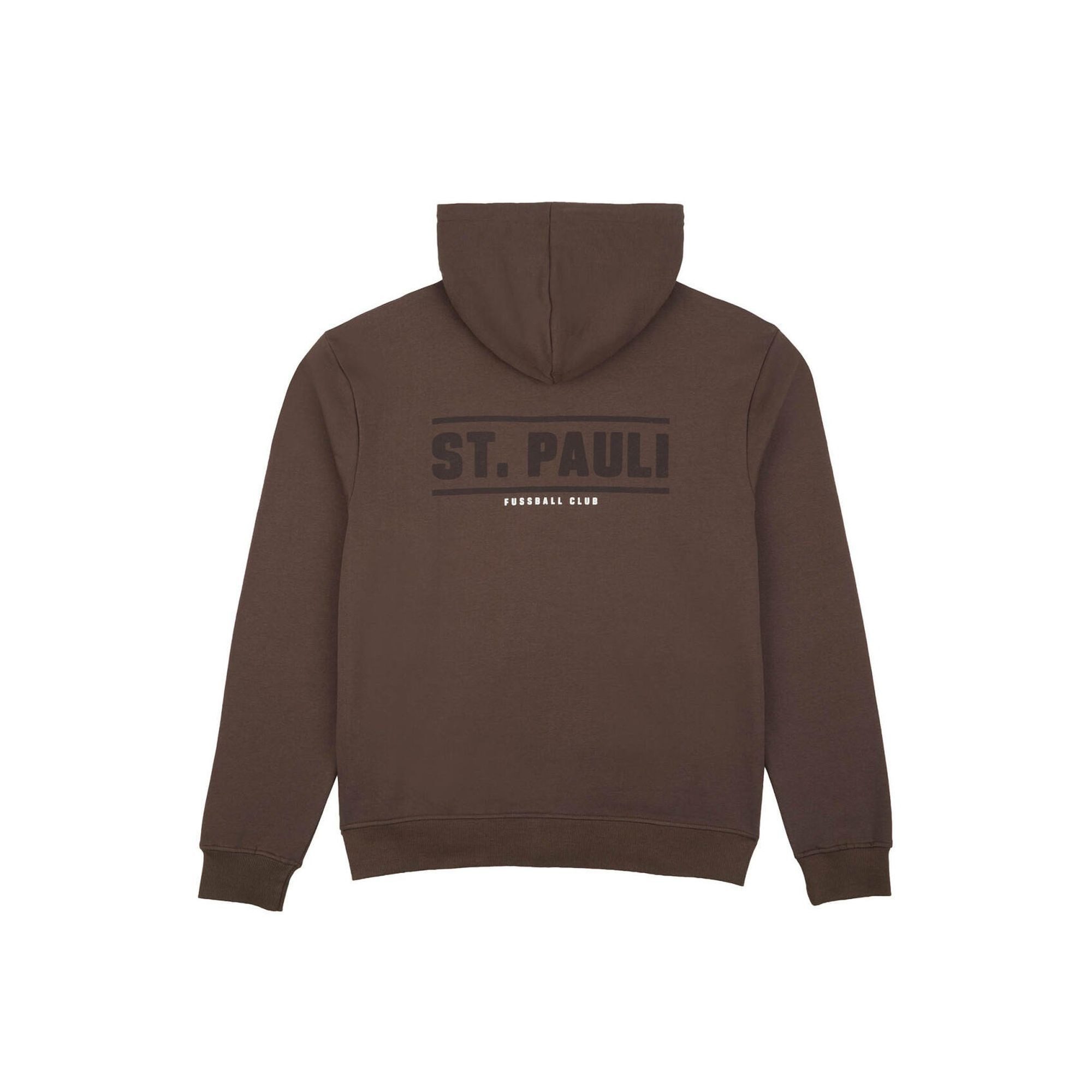 FC St. Pauli Kapuzensweatjacke FC St. Pauli - Kapuzenjacke Classic mit Logo - braun