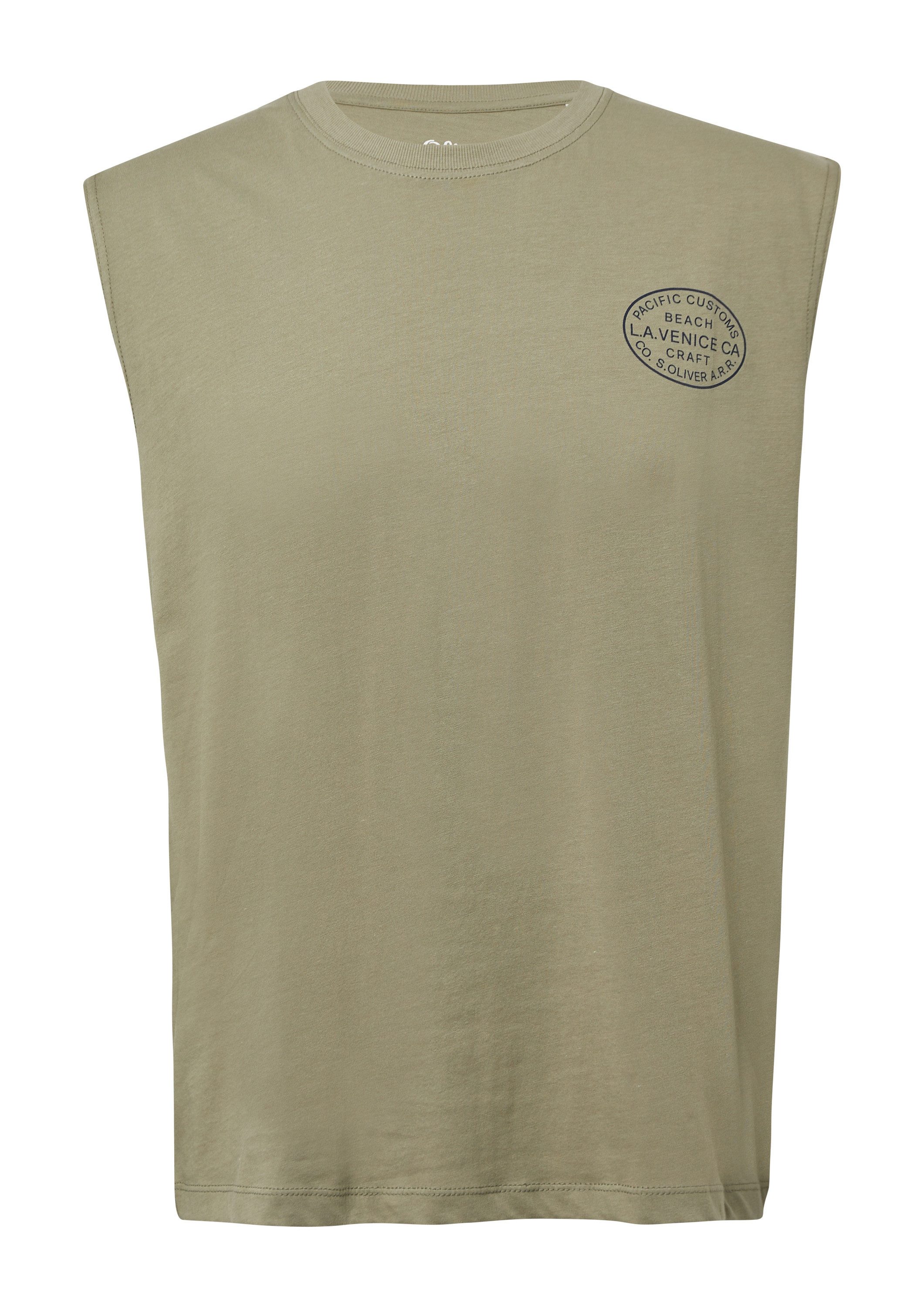 s.Oliver Muskelshirt T-Shirt Jersey-Tanktop im Relaxed günstig online kaufen