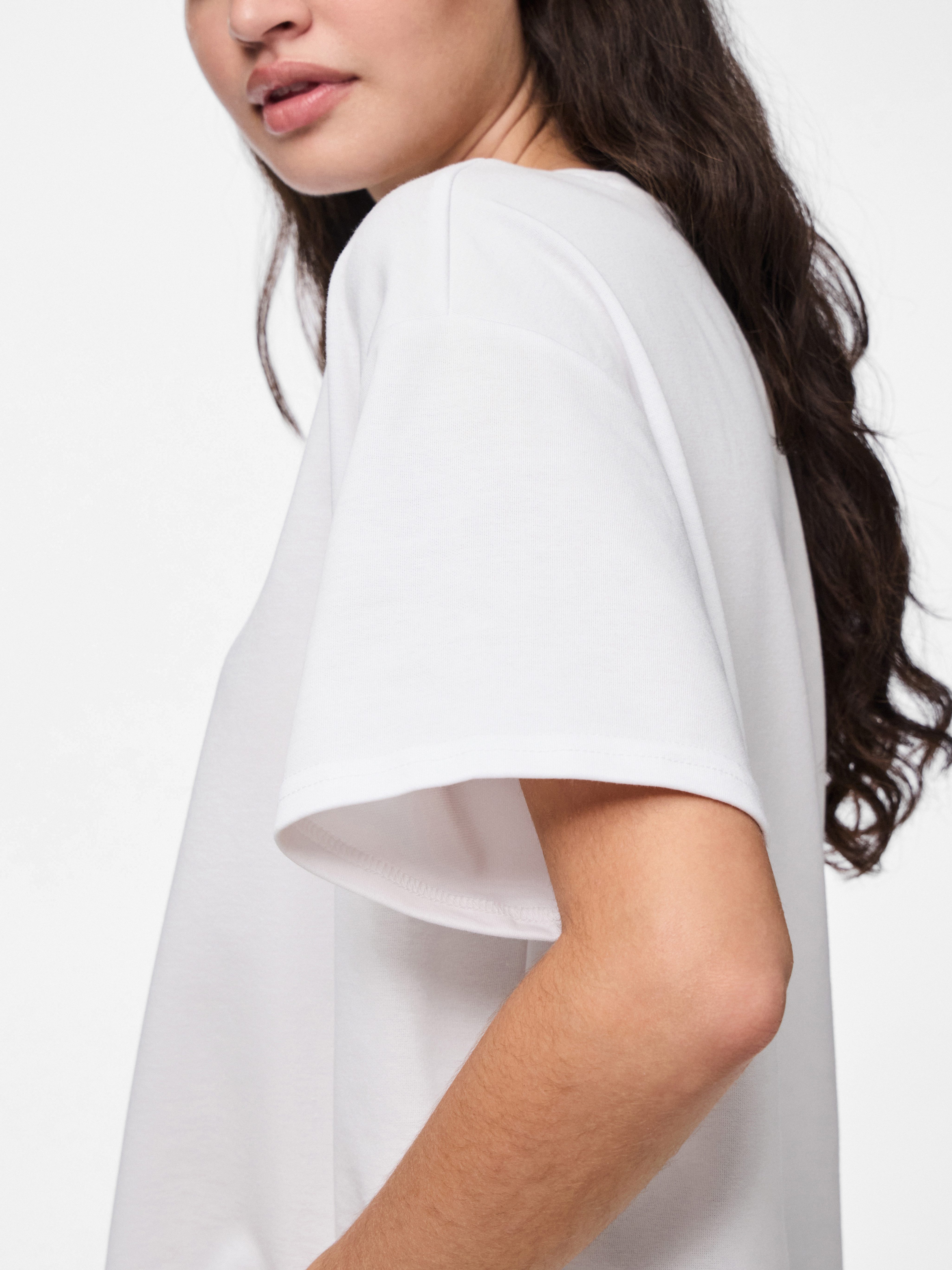 pieces Kurzarmshirt PCSKYLAR SS OVERSIZED TEE NOOS