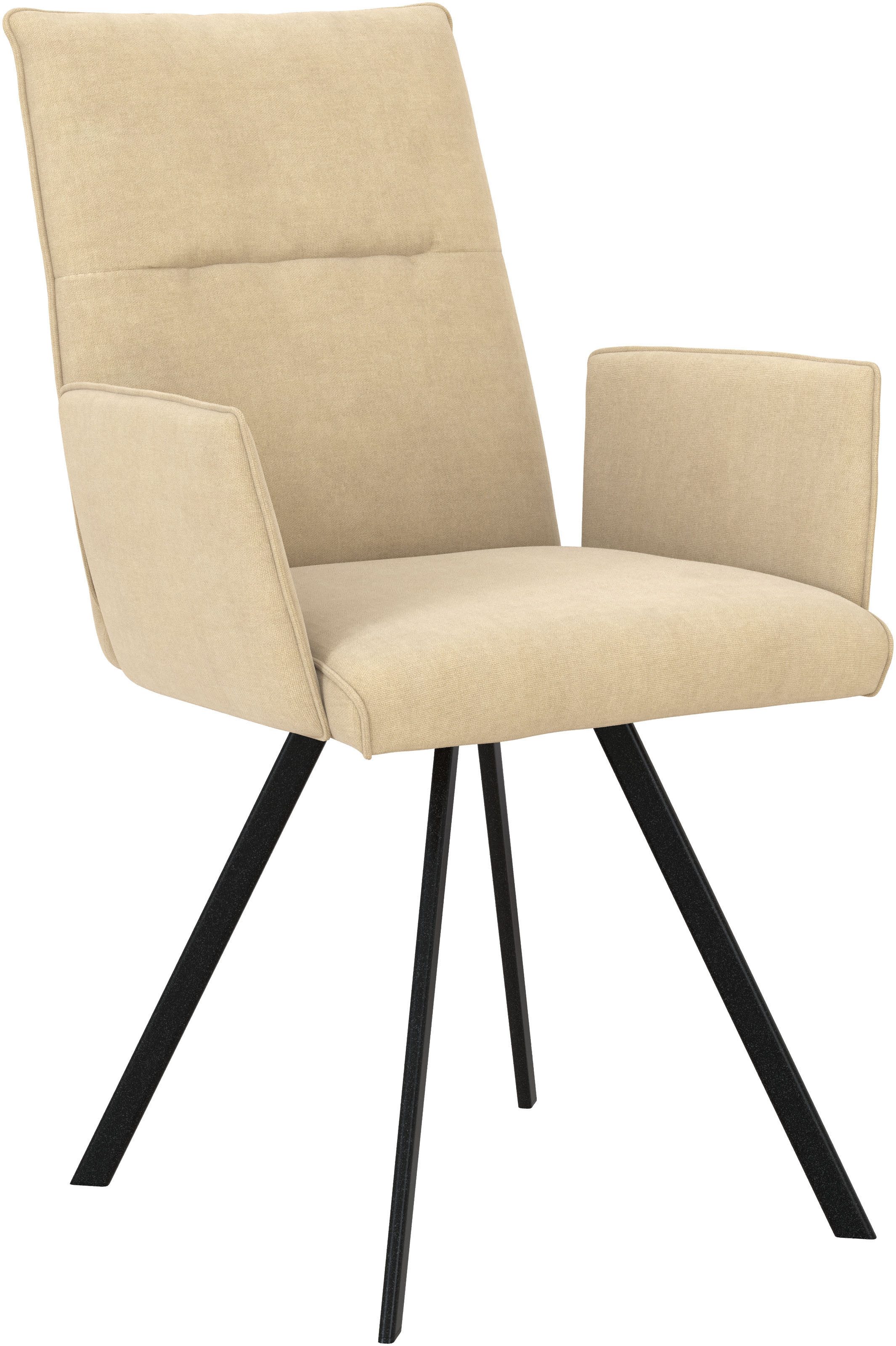 OTTO home Armlehnstuhl Sava (Set, 2 St), Metallgestell