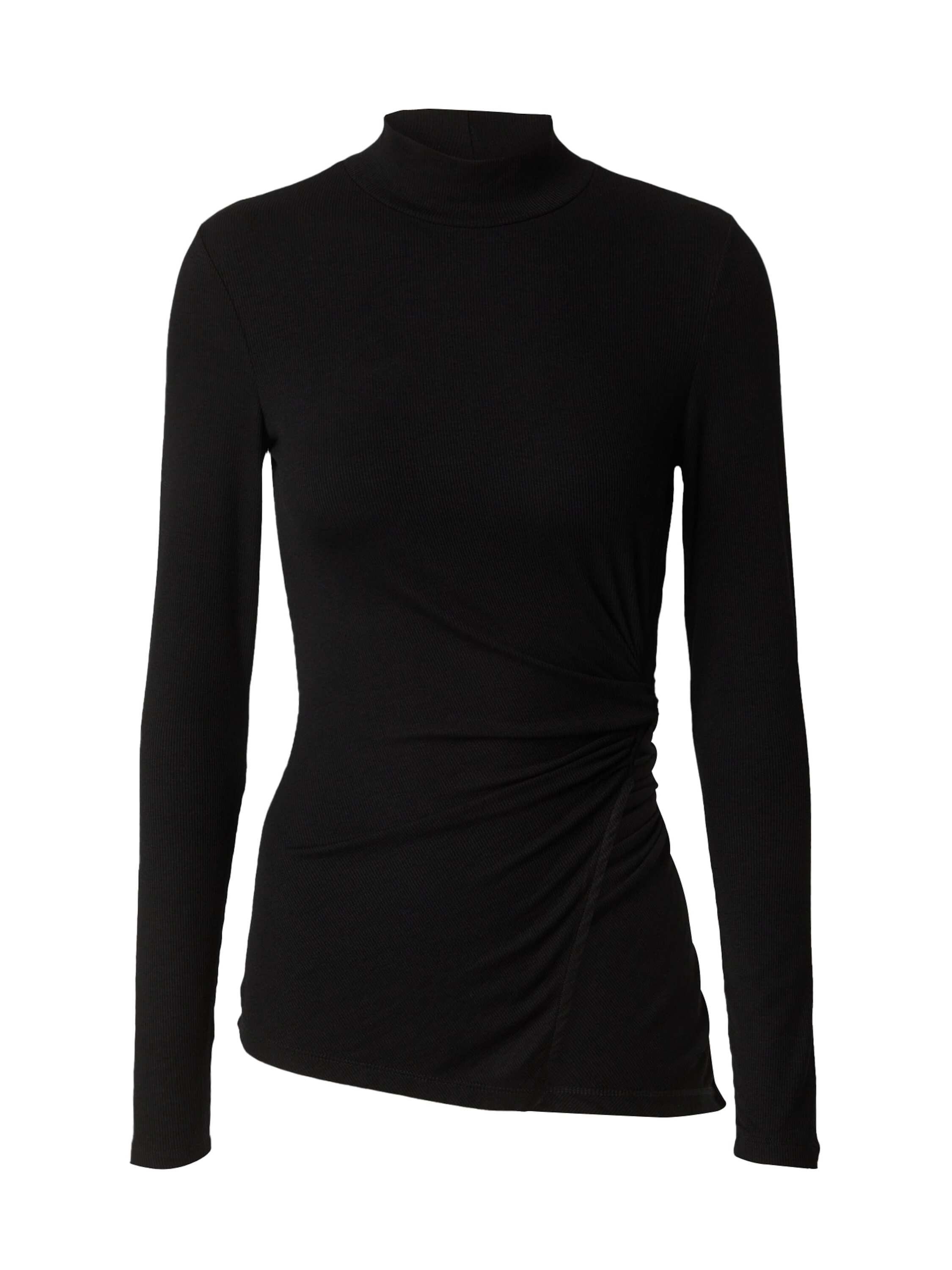 EDITED Langarmshirt Anthea (1-tlg) Drapiert/gerafft
