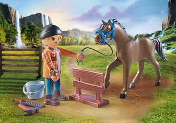 Playmobil® Konstruktions-Spielset Hufschmied Ben & Achilles (71357), Horses of Waterfall, (15 St)