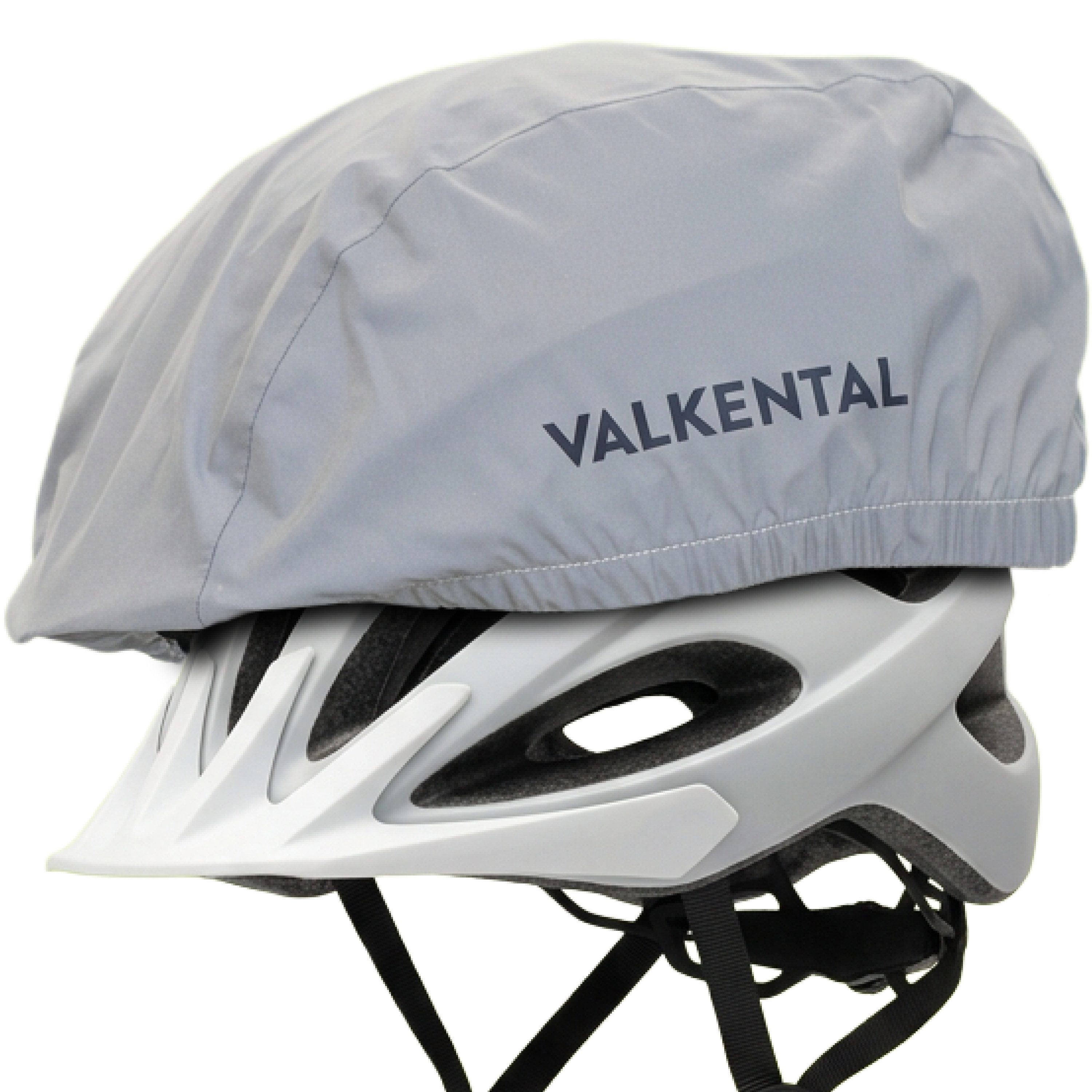 Valkental Fahrradhelmüberzug Fahrradhelm Regenschutz, Helmüberzug Reflektierend & Wasserdicht