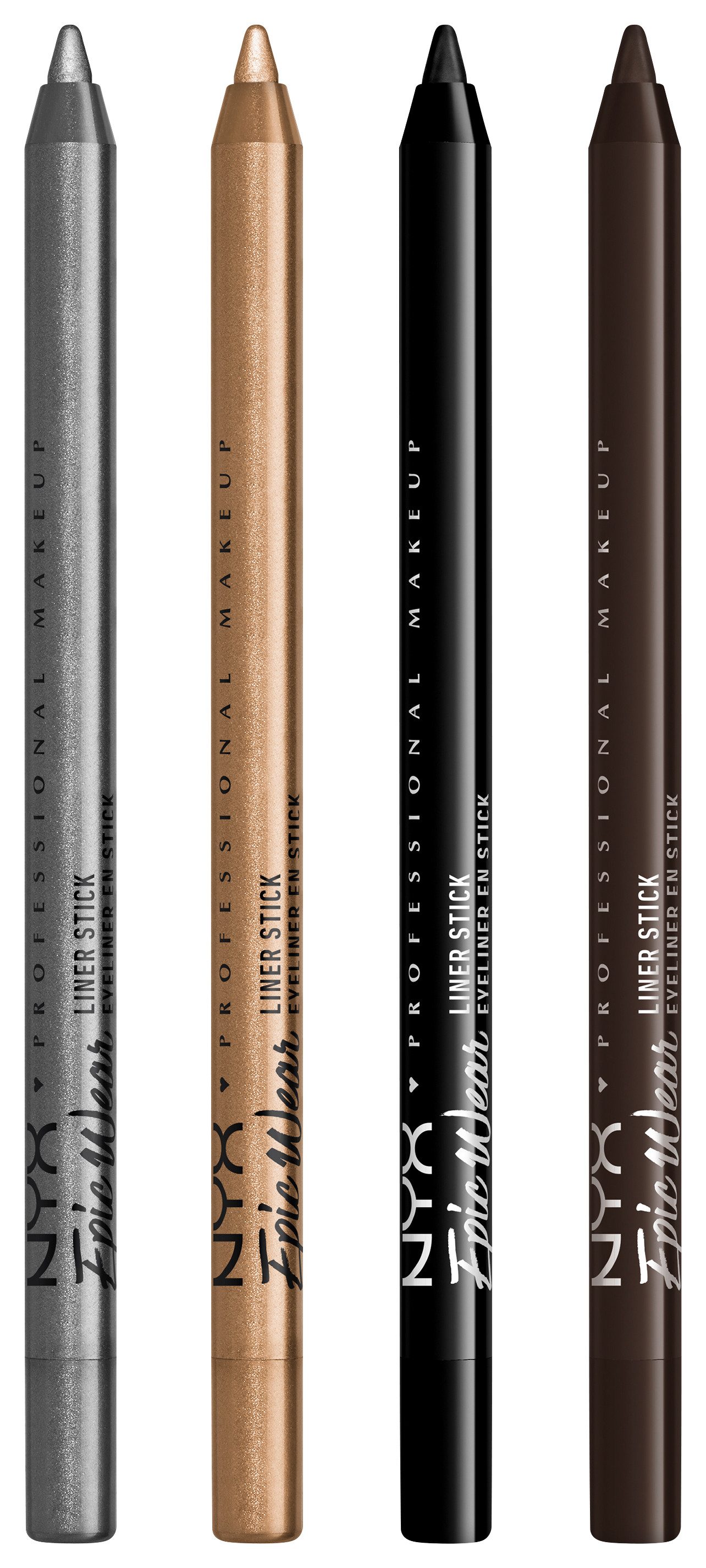 NYX PROFESSIONAL MAKEUP Eyeliner Epic Wear Liner Stick Kit, 4-tlg. – Bild 5 von 5