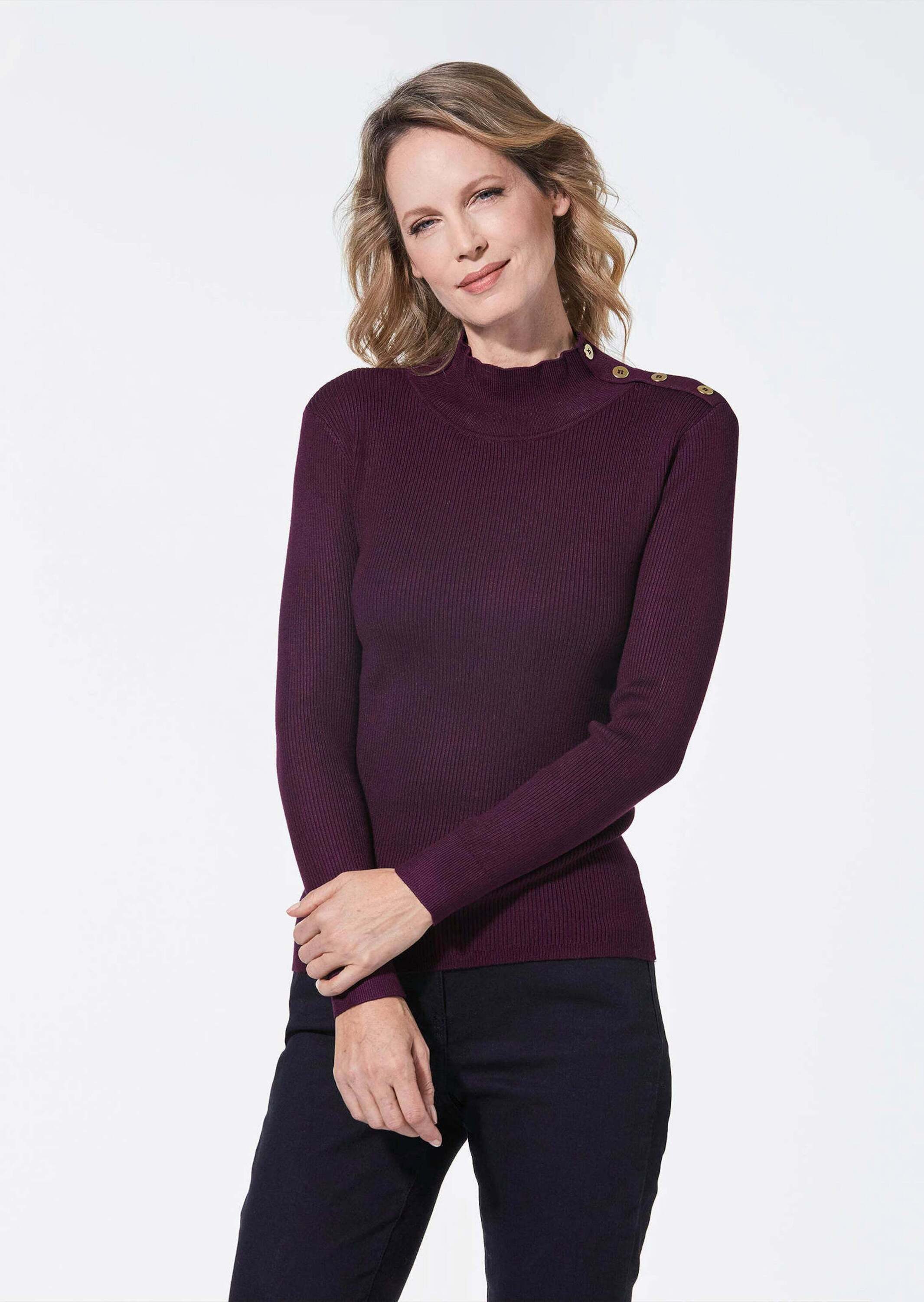 Strickpullover Rippenpullover