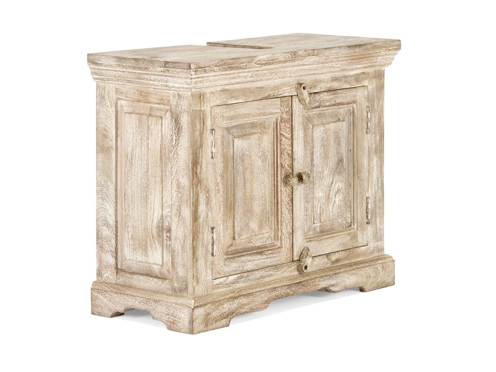 massivum Waschbeckenunterschrank Patina, Massivholz - Badmöbel günstig online kaufen