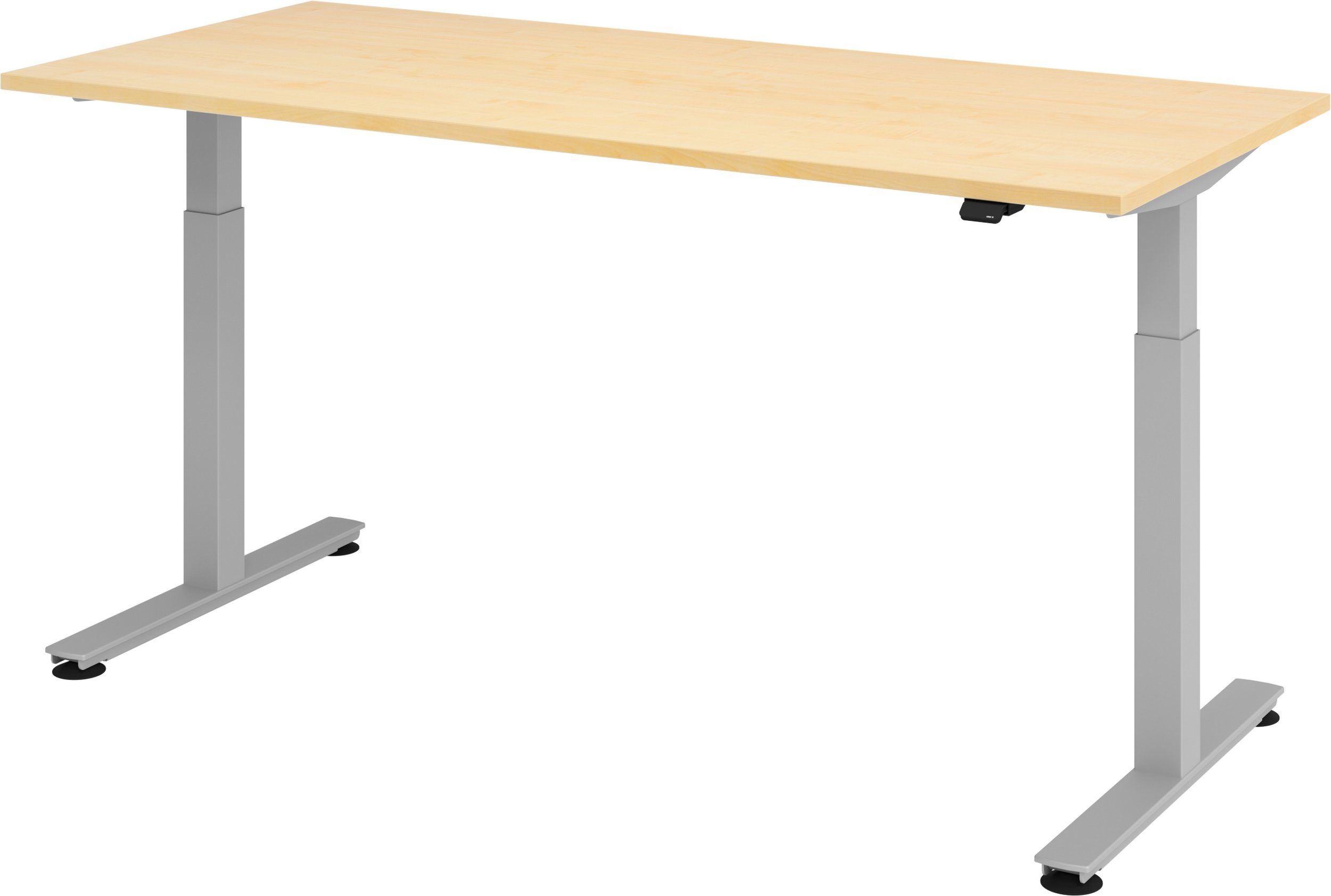 bümö Schreibtisch Schreibtisch elektrisch XMST, Rechteck: 180 x 80 cm - Dekor: Ahorn