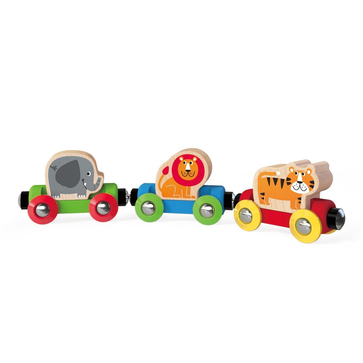 Toynamics Europe Spielzeugeisenbahn-Set Holzeisenbahn Zug Dschungel