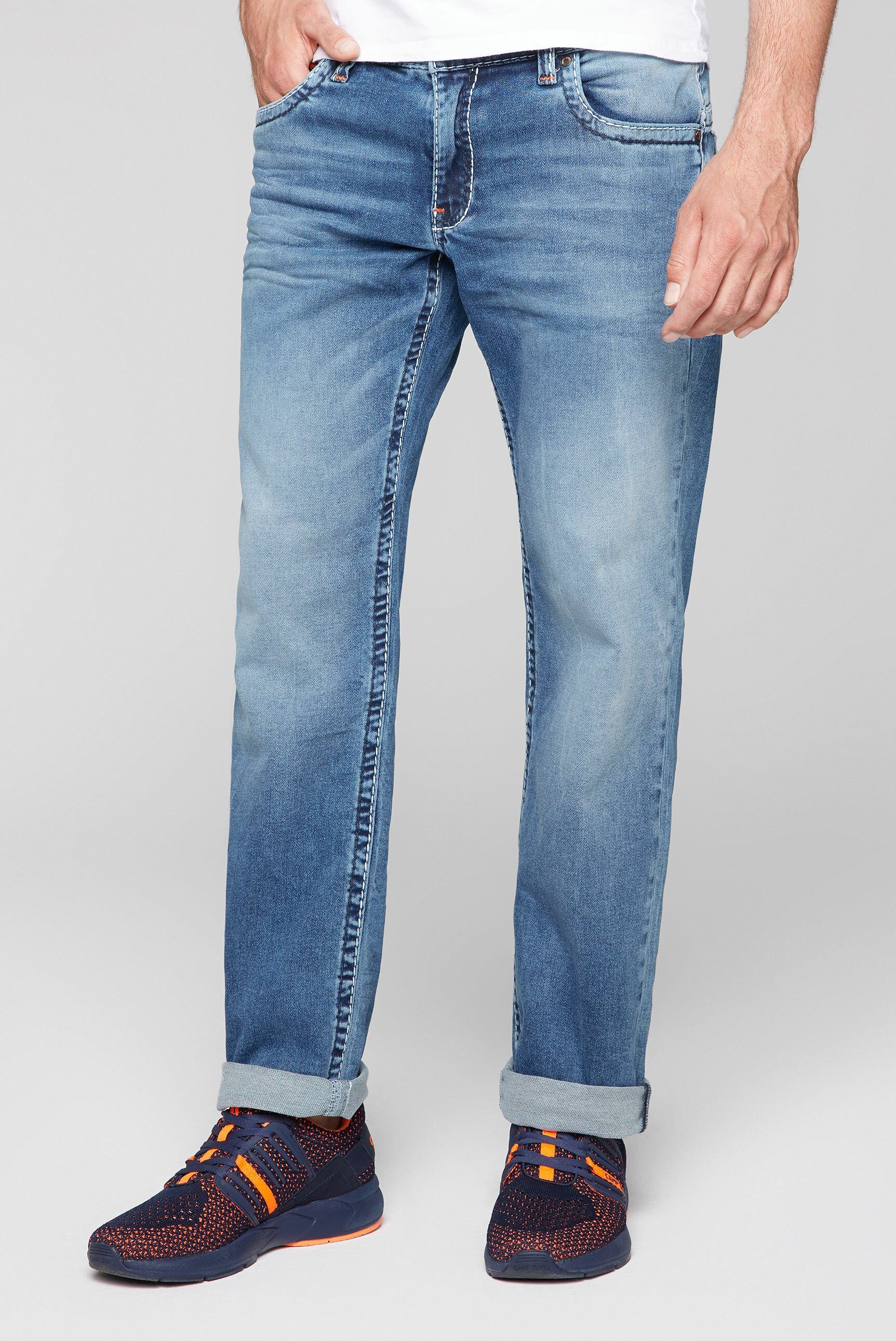 CAMP DAVID Comfort-fit-Jeans mit breiten Nähten | OTTO