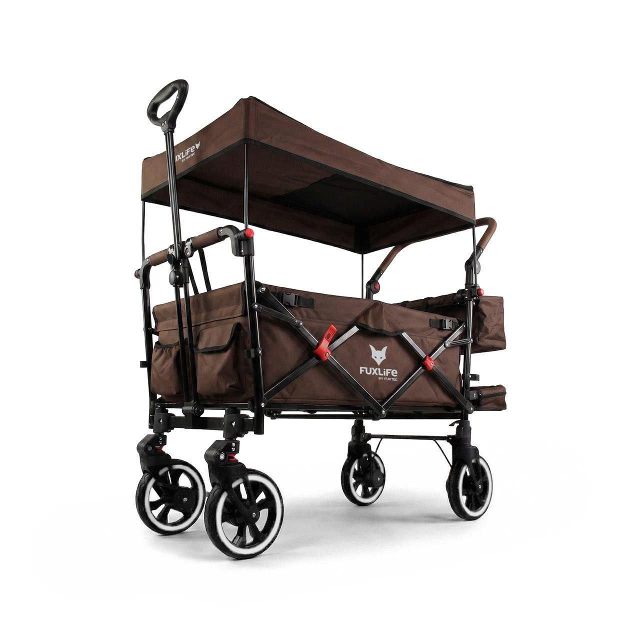 FUXLIFE Bollerwagen FX-CT850, Innenraumverlängerung, faltbar, Hecktasche