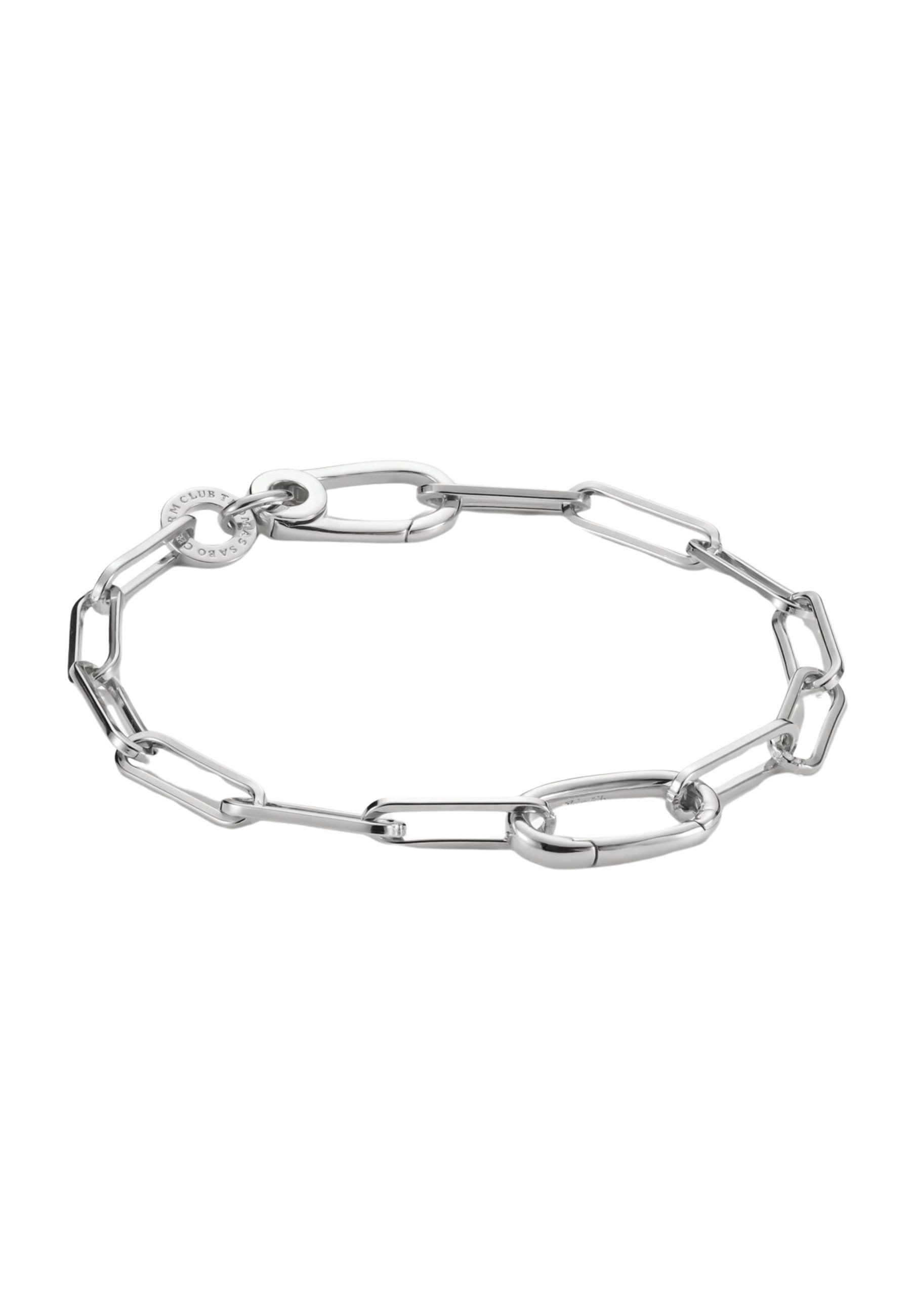 THOMAS SABO Armband Charm-Armband Büroklammer Mit Connect-Verbindung Silber (Set)
