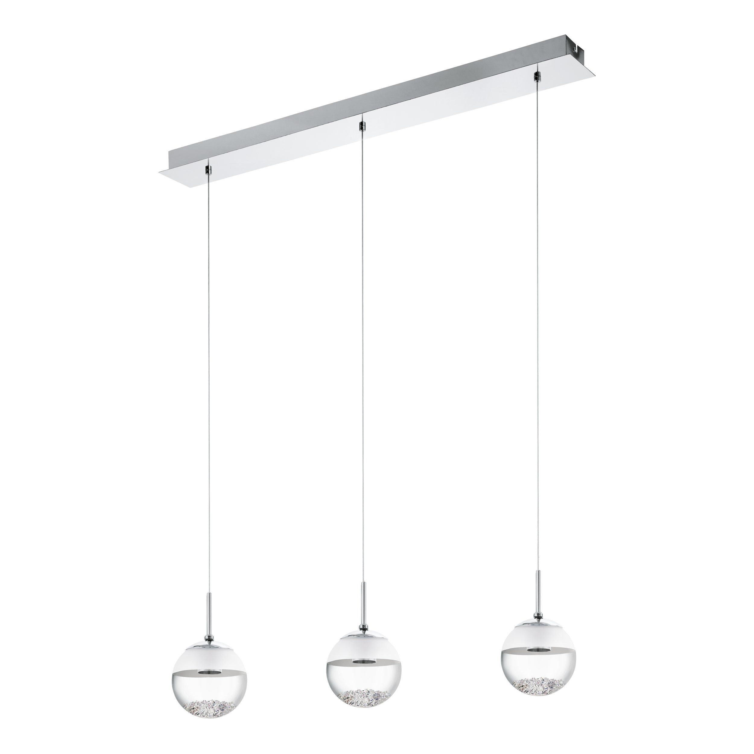 EGLO LED-Hängeleuchte Montefio 1, Leuchtmittel inklusive, LED Pendelleuchte 87cm 1500lm