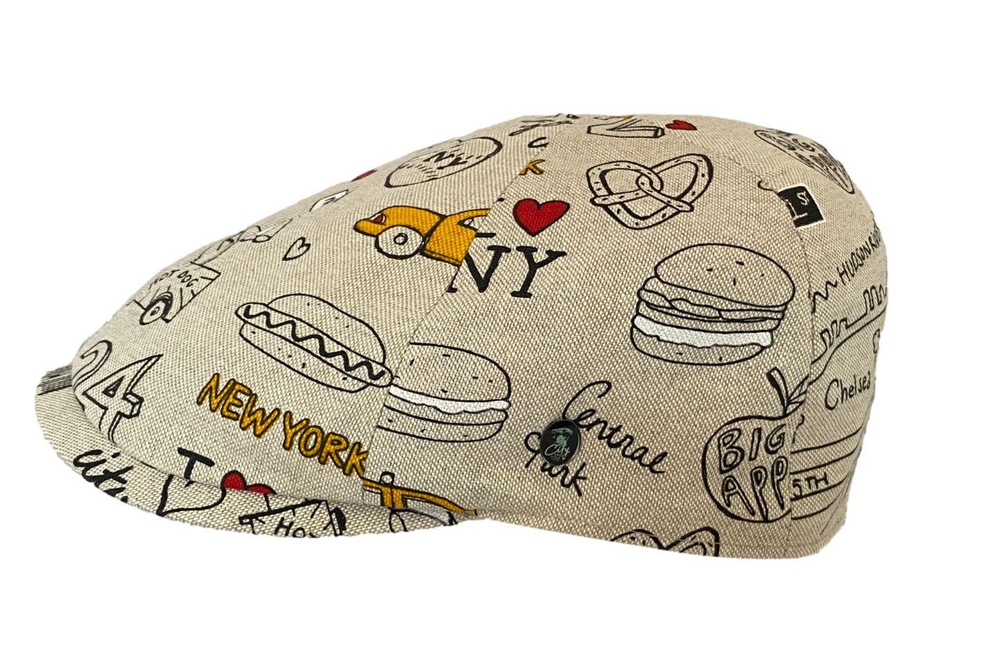 City Sport Schirmmütze Citysport Flatcap New York - Big Apple