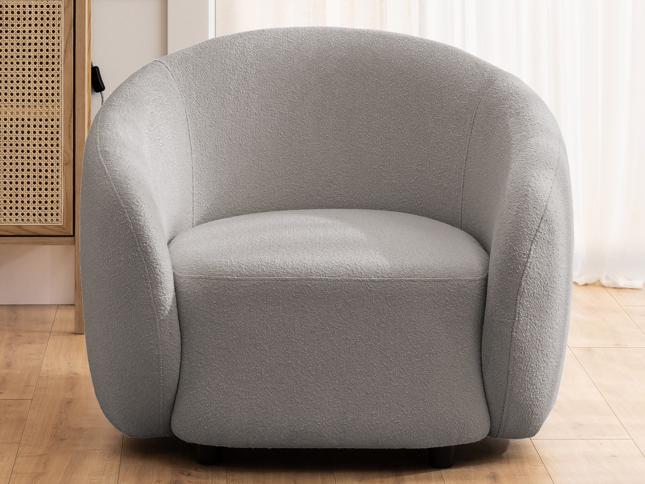 S-Style Möbel Cocktailsessel Roundi aus Bouclé, günstig online kaufen
