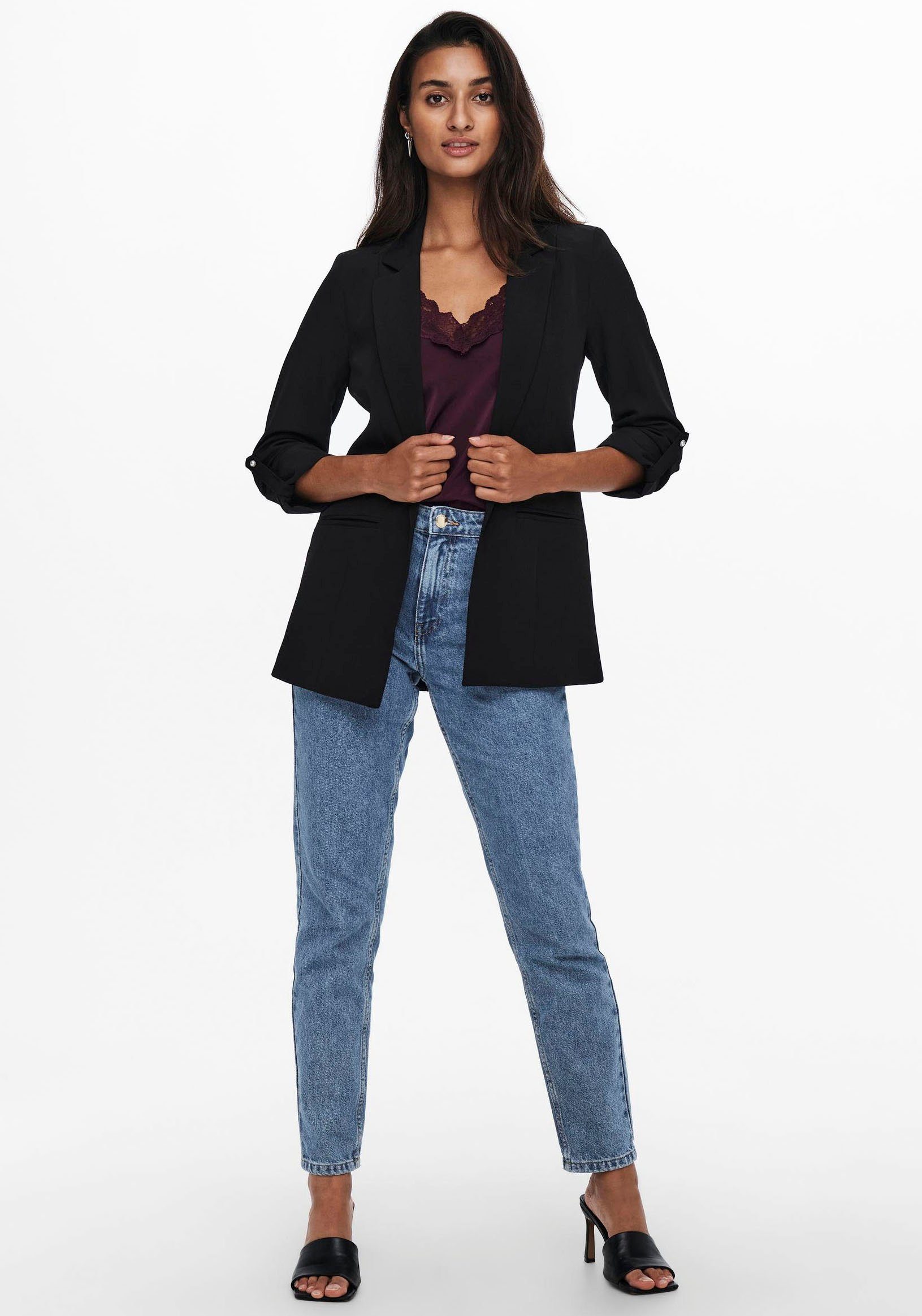 ONLY Kurzblazer ONLKAYLE-ORLEEN 3/4 BLAZER TLR NOOS Materialmix, regular fit – Bild 4 von 5
