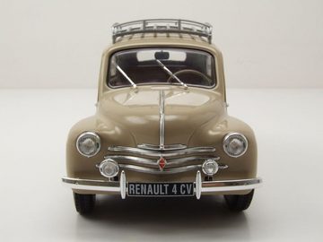Solido Modellauto Renault 4CV Tourterelle 1956 beige Modellauto 1:18 Solido, Maßstab 1:18