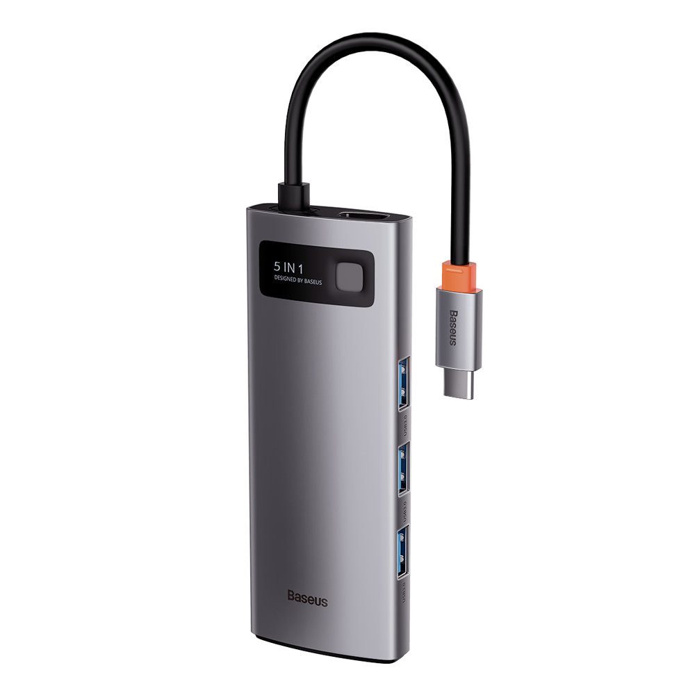 Baseus Laptop-Dockingstation 5-in-1 Multifunktionale Typ-C HUB Dockingstation 30Hz