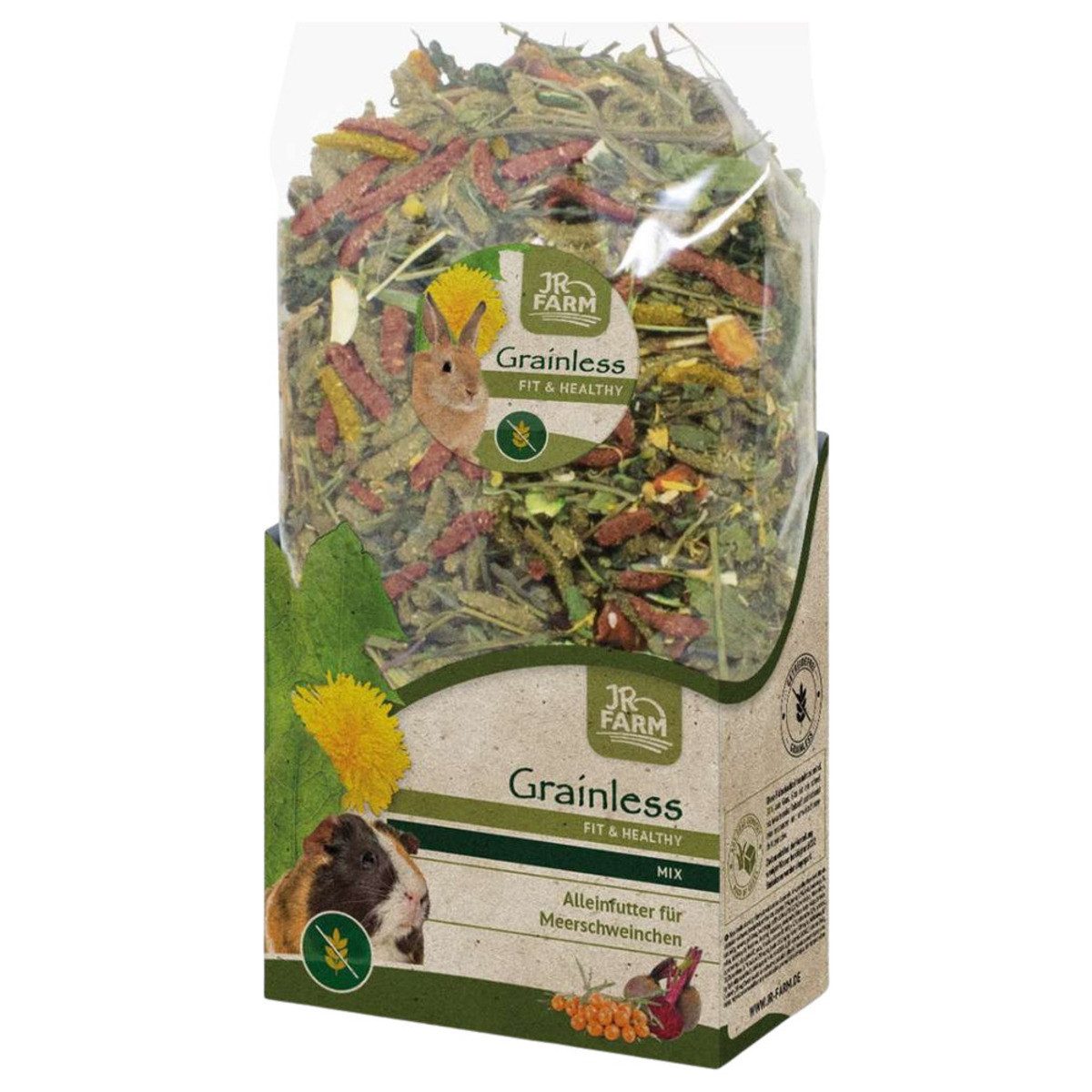 JR Farm Grainless Health Mix Meerschweinchen 600 g - 4 Stück, für: Kleintier