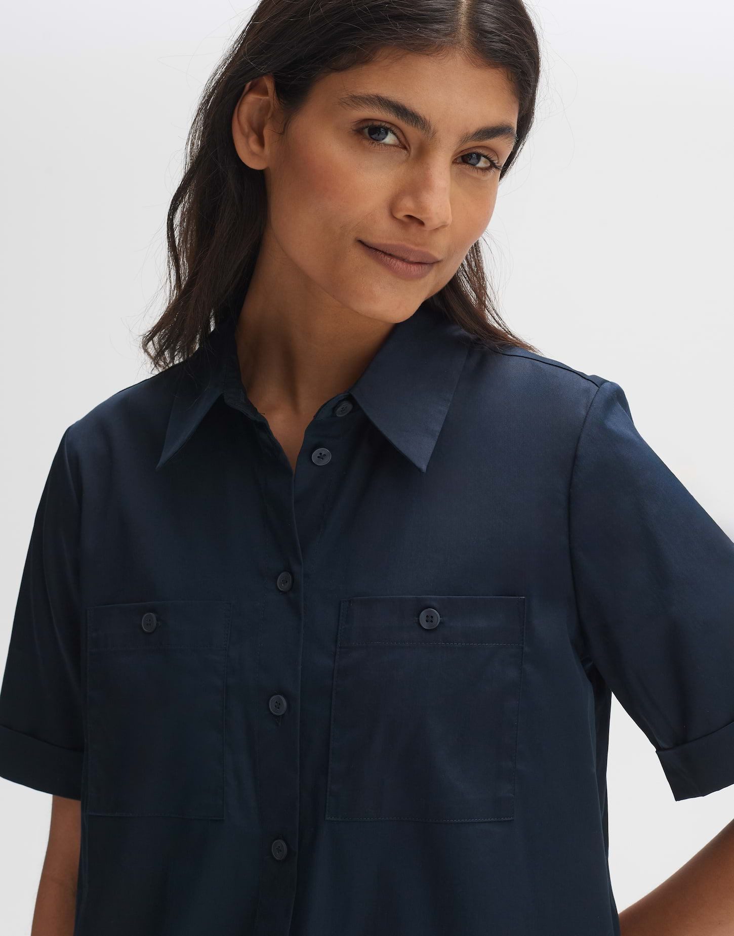 OPUS Hemdblusenkleid