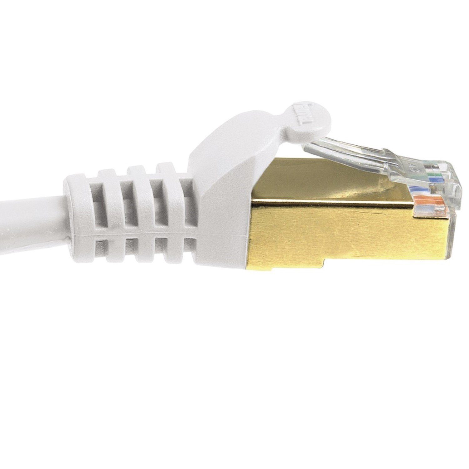 Hama CAT5e Netzwerkkabel STP 7,5m geschirmt Weiß LAN-Kabel, RJ45, Kein (750 cm), Patch-Kabel Cat 5e Gigabit Ethernet
