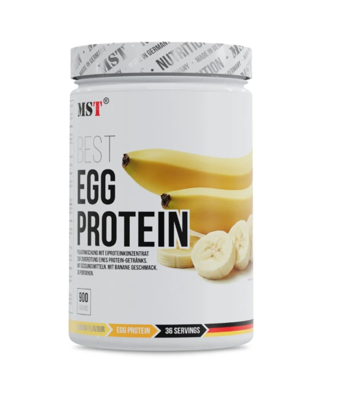 MST Nutrition EGG Protein 900g Dose Eiklar Eiweiß Protein Whey Pulver, 20 er Packung à 900 g, Eiklar Eiweiß Proteinquelle