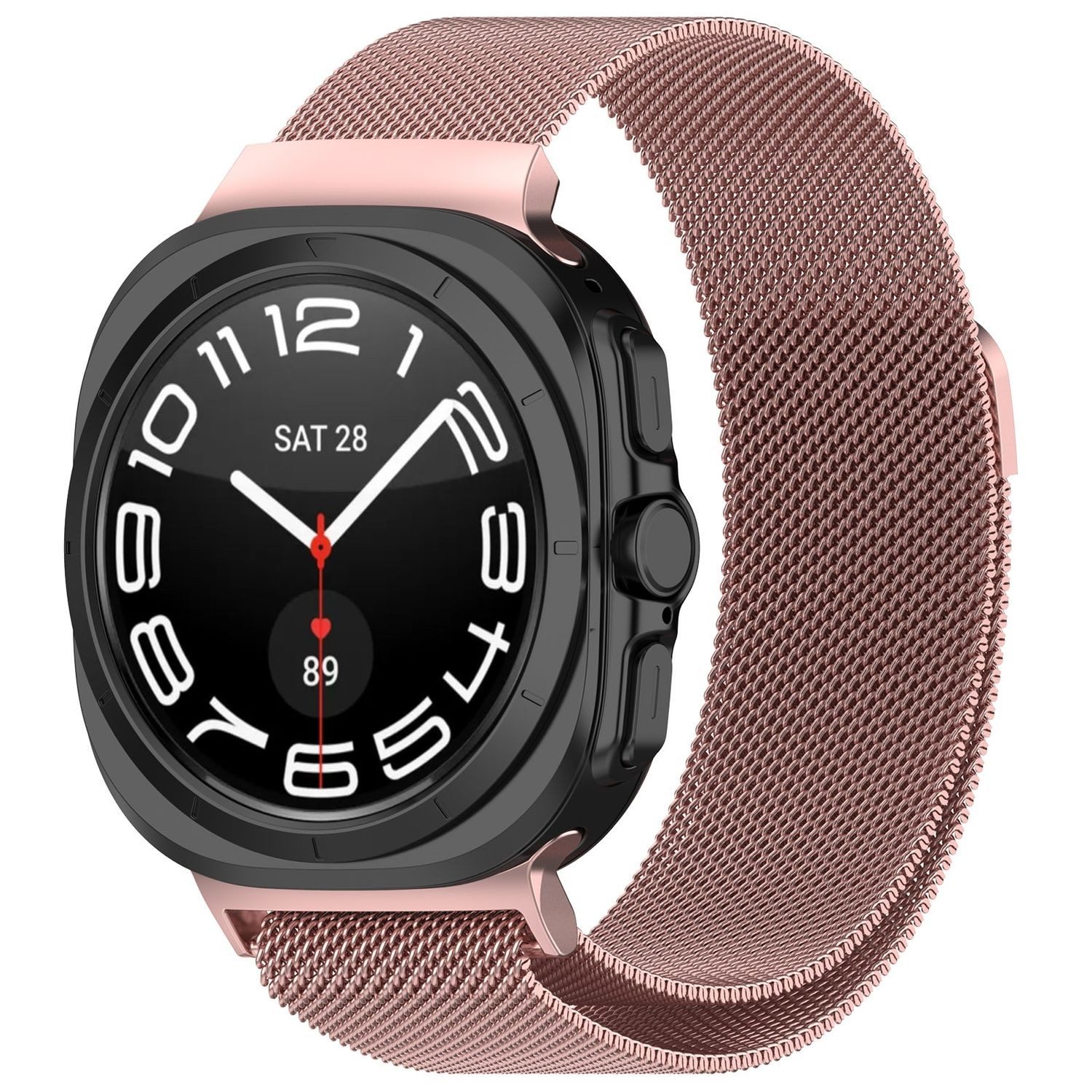 Wigento Smartwatch-Armband Für Samsung Galaxy Watch Ultra 47mm Metall Mesh günstig online kaufen