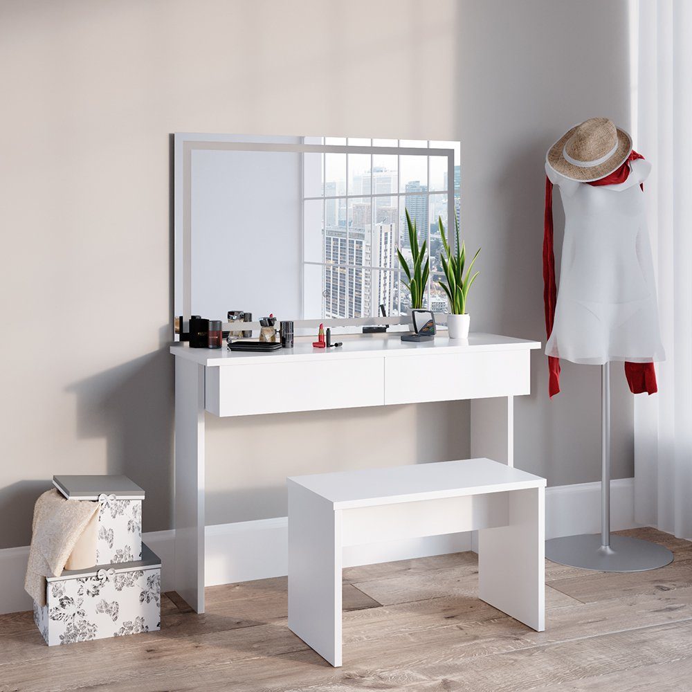 Vicco Schminktisch Azur, Weiß, 120 cm günstig online kaufen