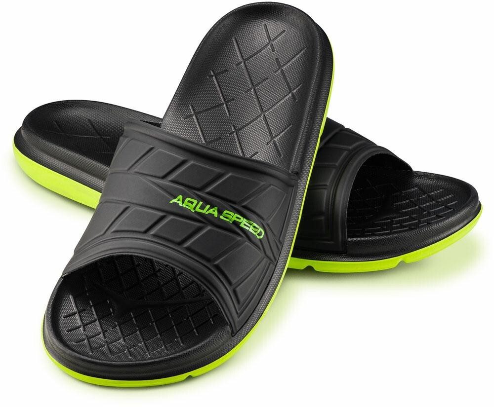 Aqua Speed ASPEN Badelatschen + kl. Fasertuch Duschsandalen Badeschlappen B günstig online kaufen