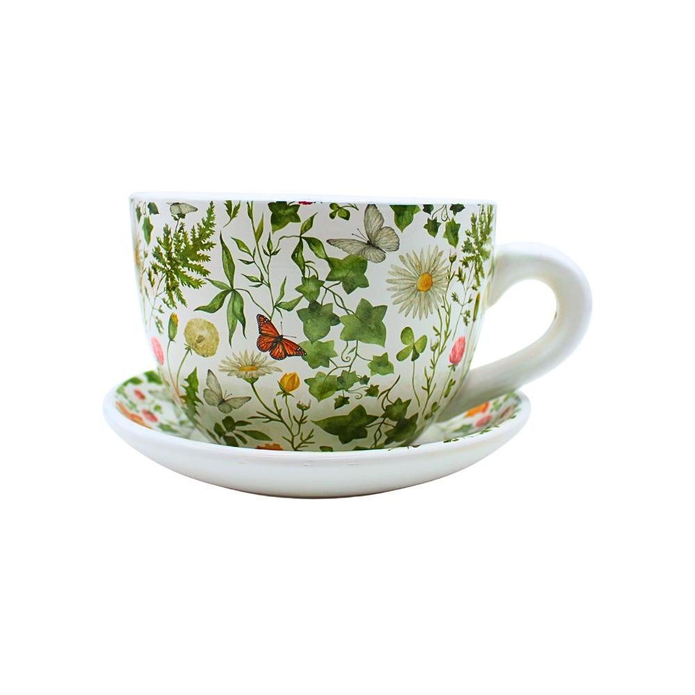 Dekohelden24 Übertopf Pflanztassen in verschiedenen Varianten (1 St)