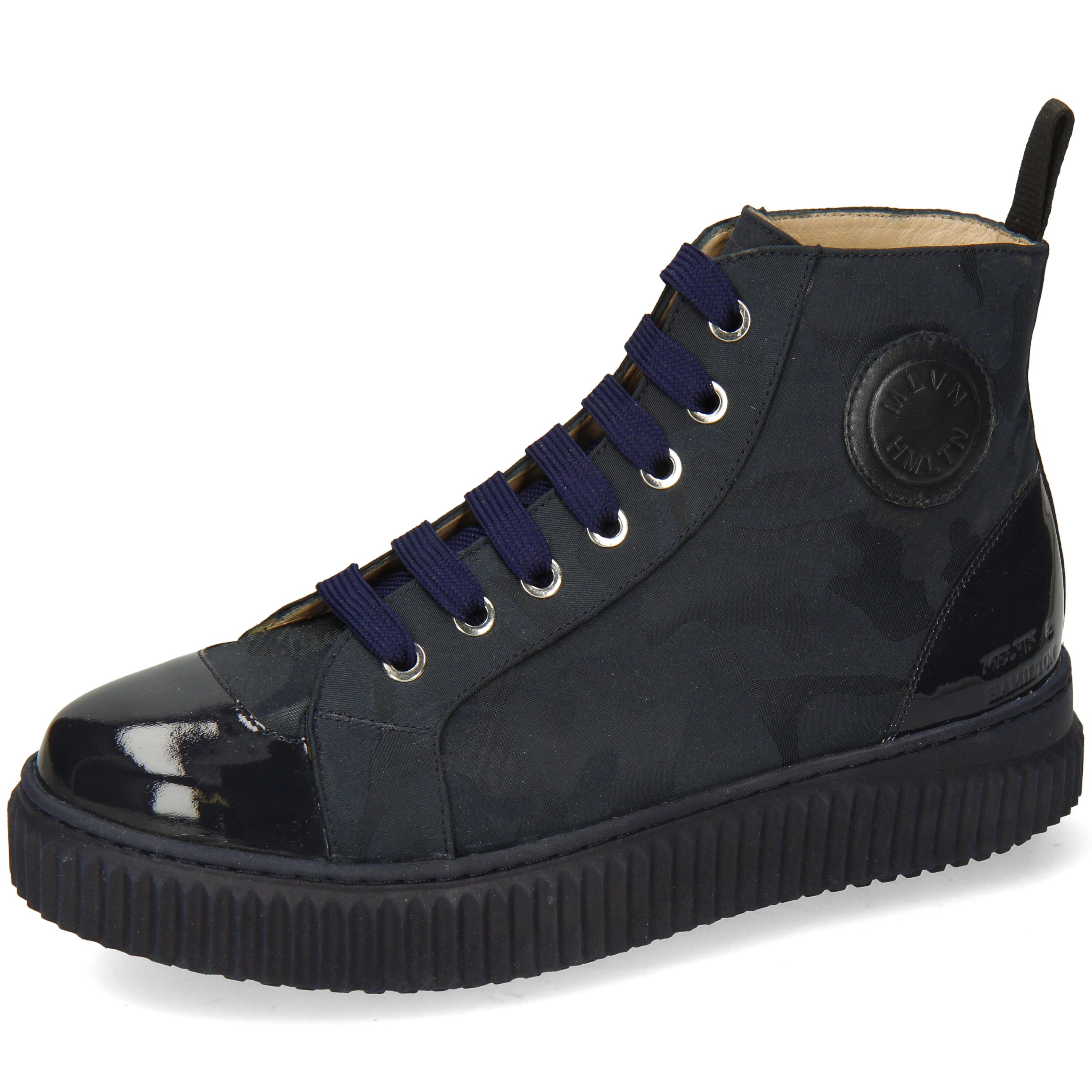 Melvin & Hamilton Damen-Stiefeletten Nuri 12 – Aus Schafsleder, Mit Lammfell-Futter, 2,5 Cm Plateau