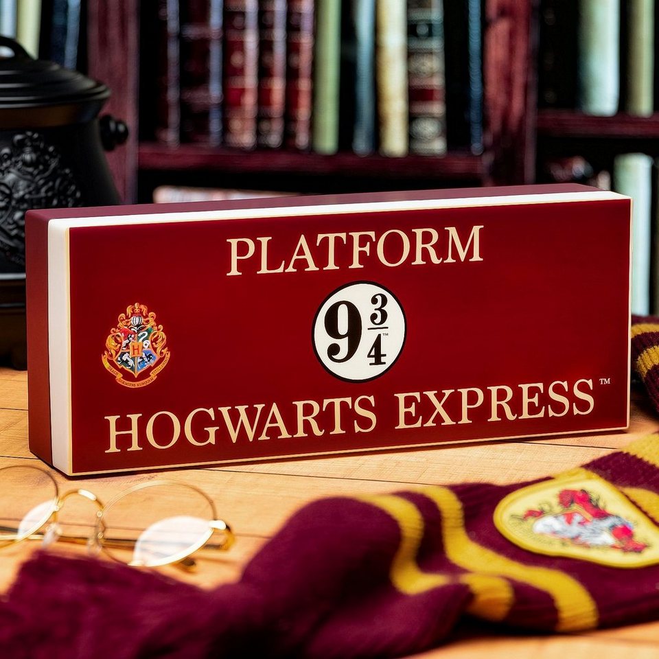 Paladone LED Dekolicht Harry Potter Hogwarts Express Gleis 9 3/4 Logo  Leuchte