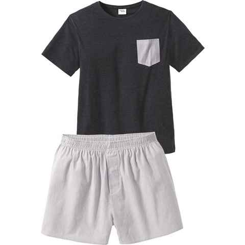 HENSON&HENSON Pyjama (Set, T-Shirt und Shorts) bequemer Schnitt mit elastischem Komfortbund