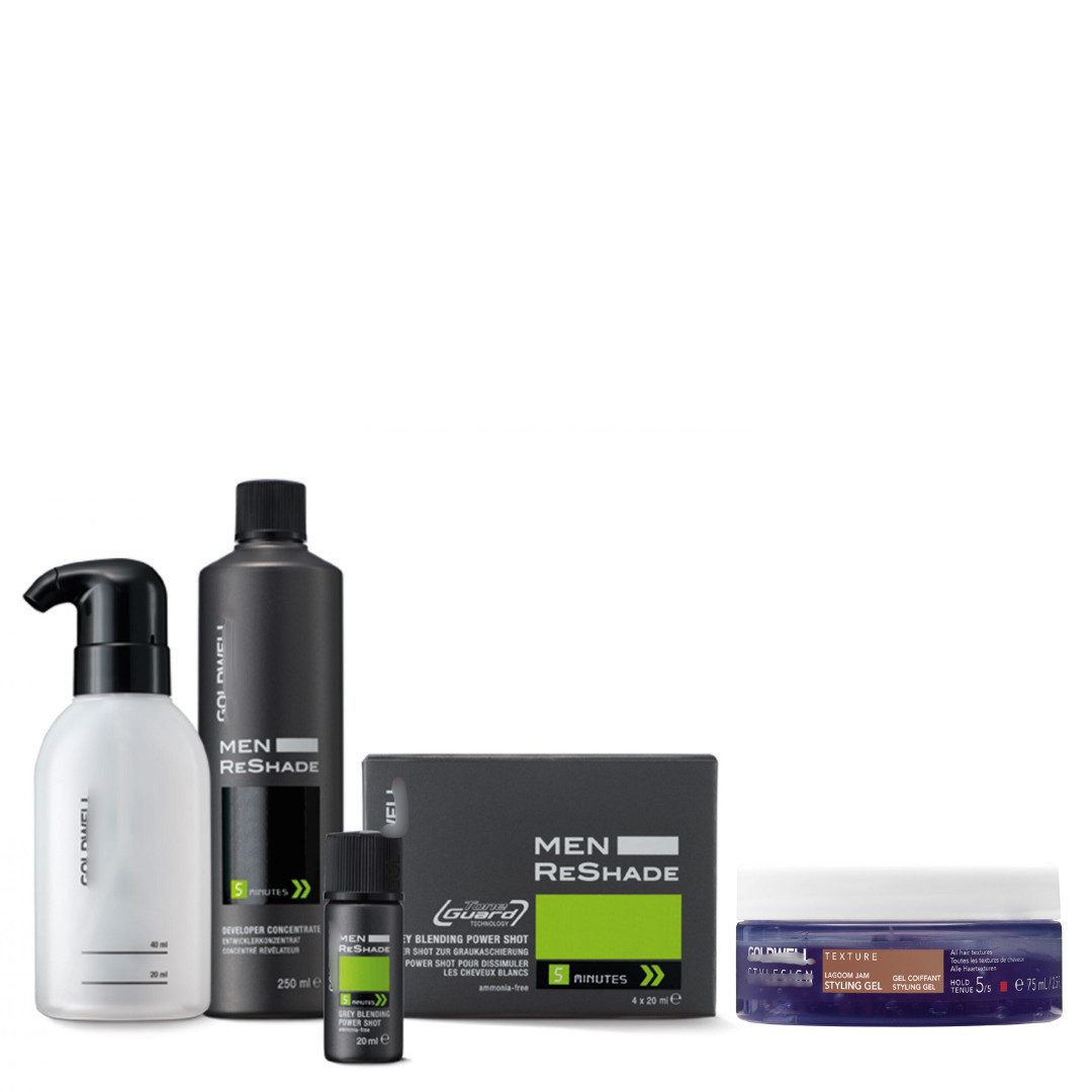 Goldwell Haartönung Men Reshade Set + gratis Lagoom Jam 75 ml