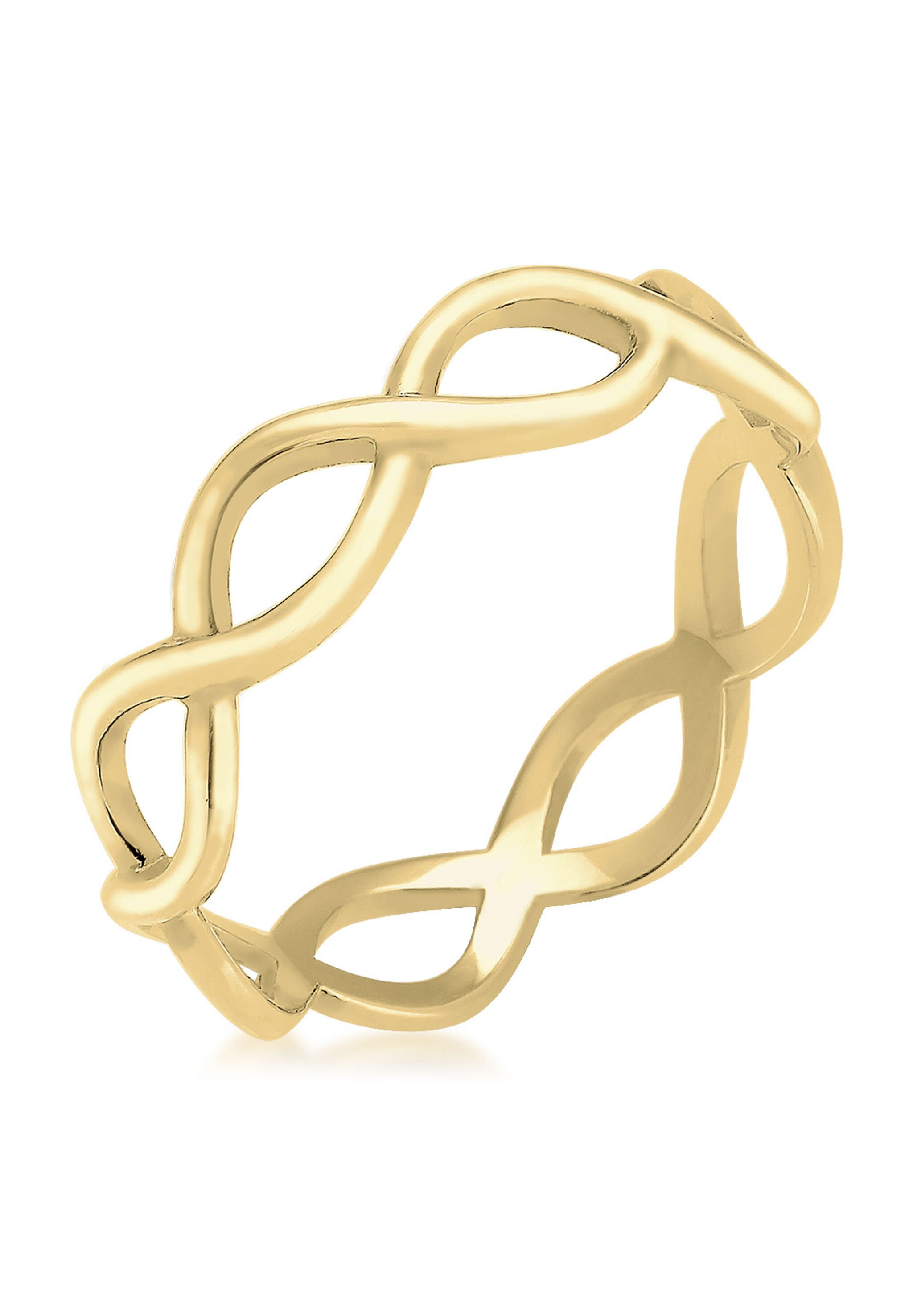 Elli Premium Fingerring Infinity 375 Gelbgold günstig online kaufen