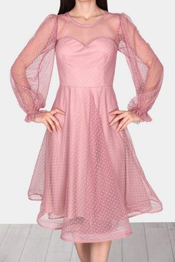 Modabout Abendkleid Kurzes Midikleid Sommerkleid für Damen - NELB0588D5068PDR (1-tlg)