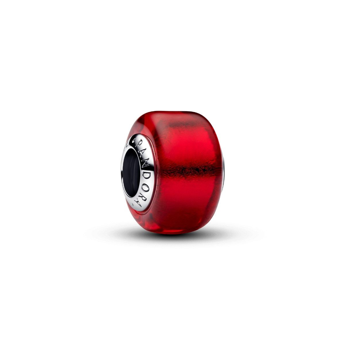 Pandora Charm-Einhänger Pandora Charm Rotes Murano-Glas Sterling-Silber 794425C00