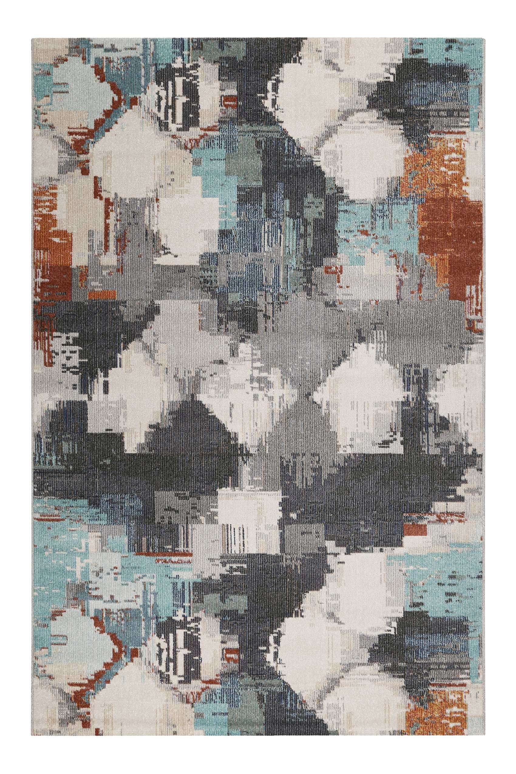 Esprit Outdoorteppich Stash, ESP-54558, rechteckig, Höhe: 4 mm, pflegeleicht, im Mosaik-Muster, ideal für Terrasse, Küche, Wohnzimmer